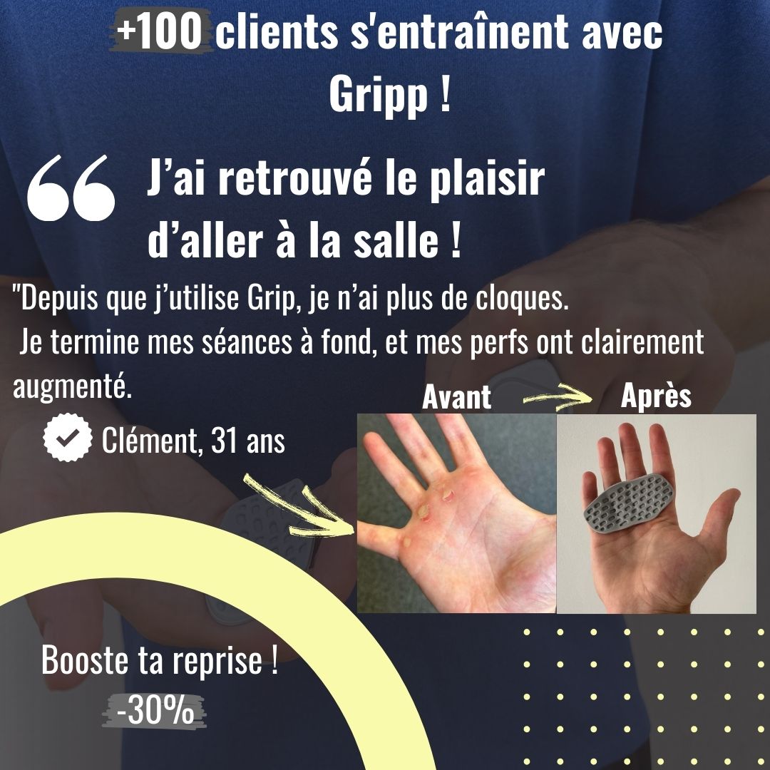 Gripp, Zéro distraction. 100 % performance.